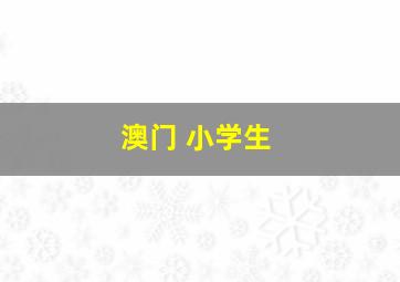 澳门 小学生